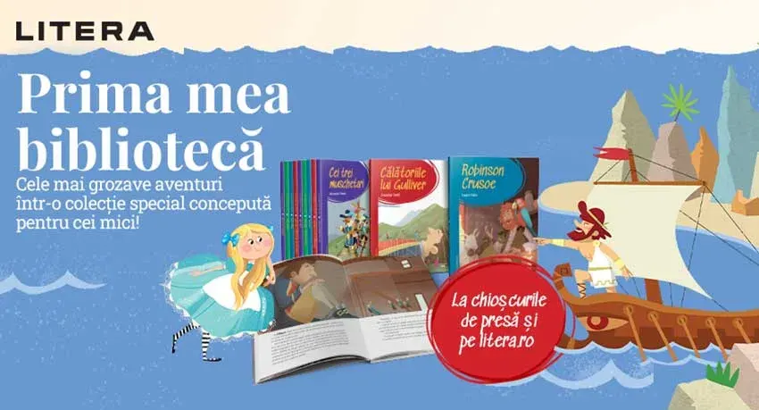 Prima mea bibliotecă de la Litera – o colecție exclusivă, creată pentru micii cititori